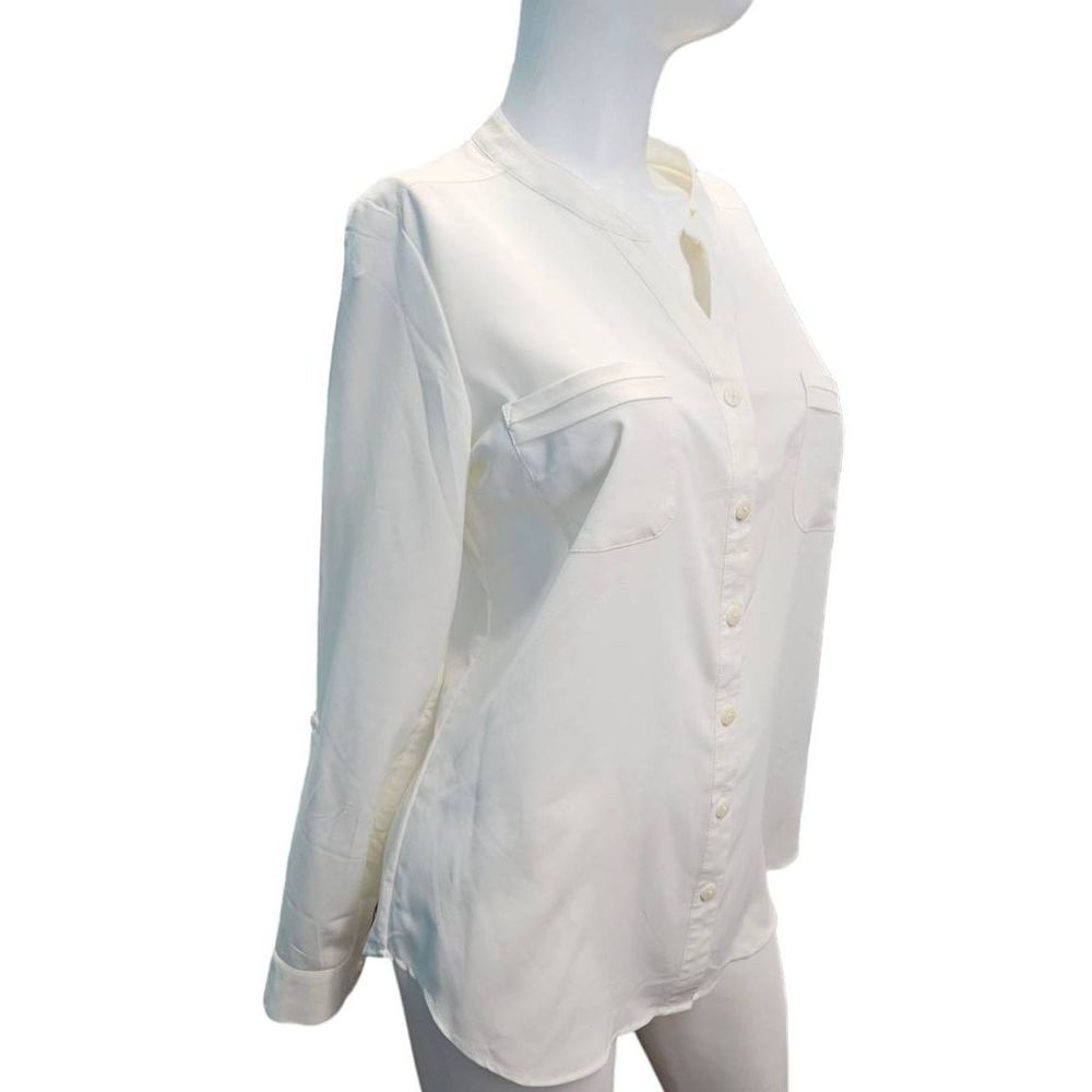 Covington Essentials Off White Pullover Dress Top… - image 5